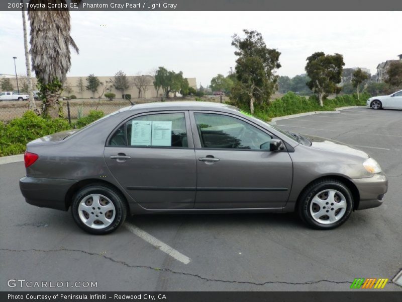 Phantom Gray Pearl / Light Gray 2005 Toyota Corolla CE