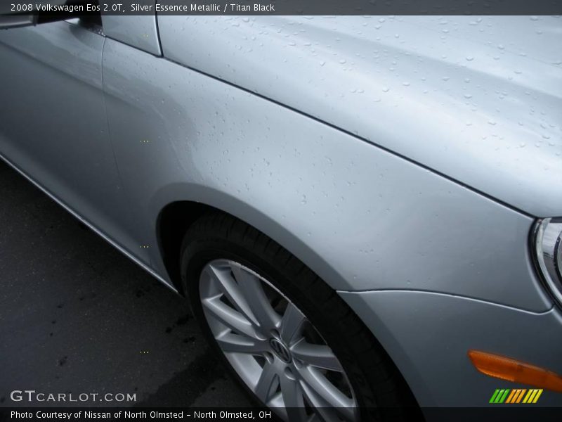 Silver Essence Metallic / Titan Black 2008 Volkswagen Eos 2.0T