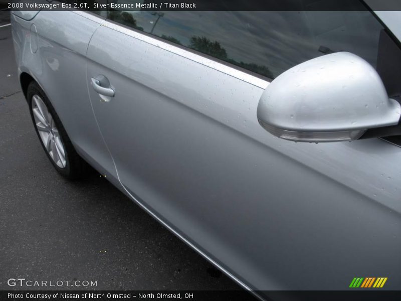 Silver Essence Metallic / Titan Black 2008 Volkswagen Eos 2.0T