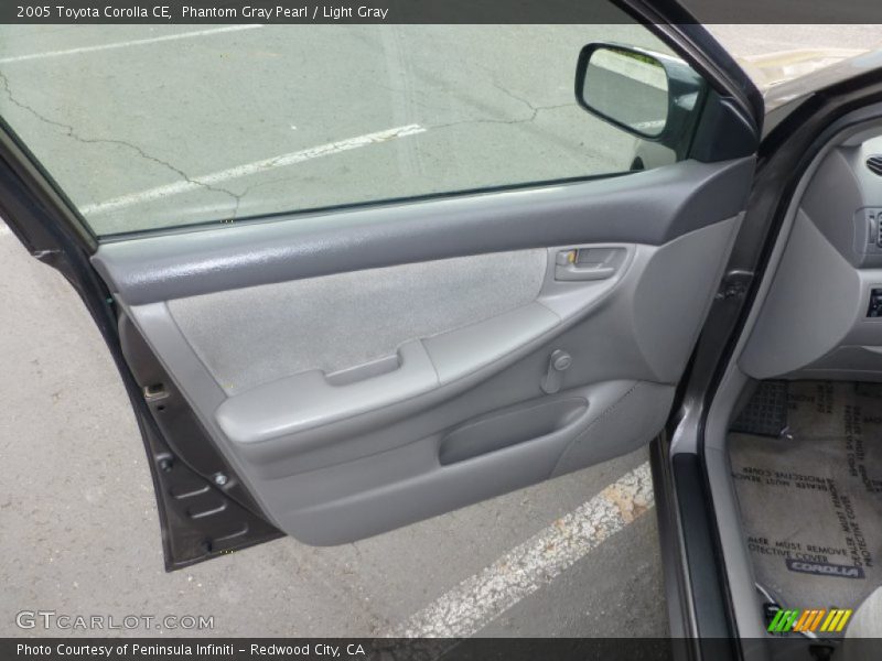 Phantom Gray Pearl / Light Gray 2005 Toyota Corolla CE