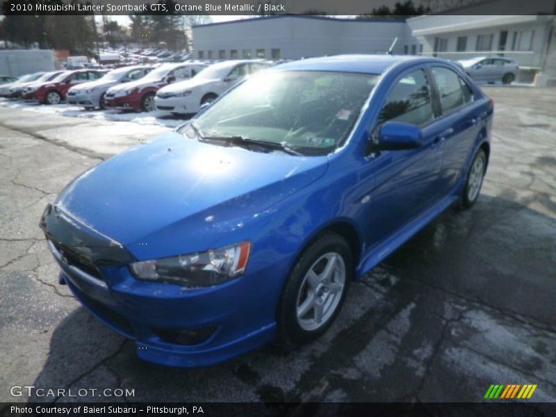 Front 3/4 View of 2010 Lancer Sportback GTS