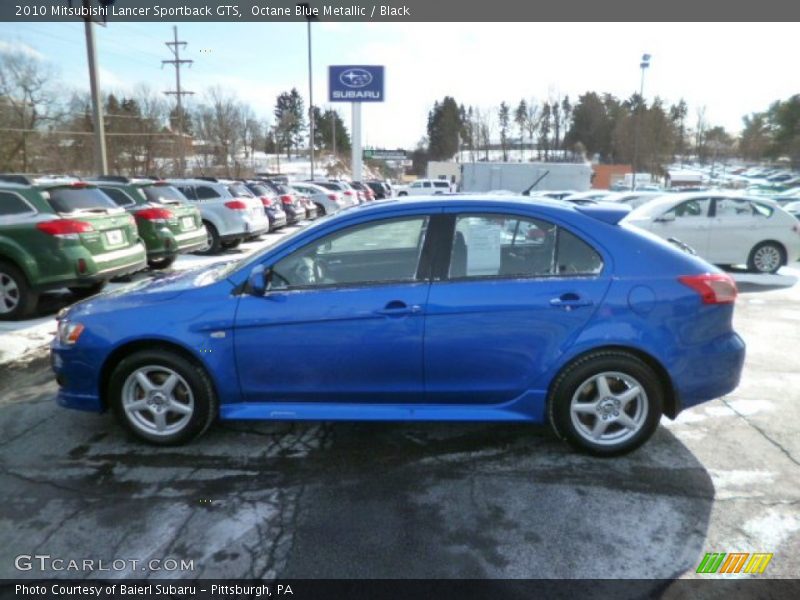  2010 Lancer Sportback GTS Octane Blue Metallic