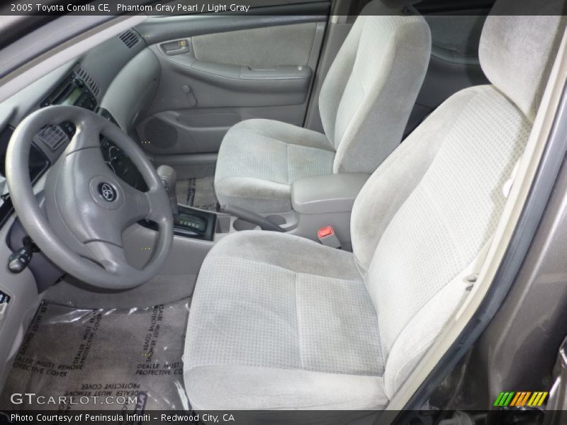 Phantom Gray Pearl / Light Gray 2005 Toyota Corolla CE