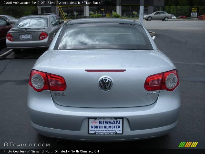 Silver Essence Metallic / Titan Black 2008 Volkswagen Eos 2.0T