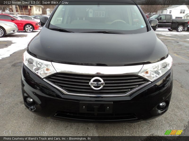 Super Black / Gray 2012 Nissan Quest 3.5 SV