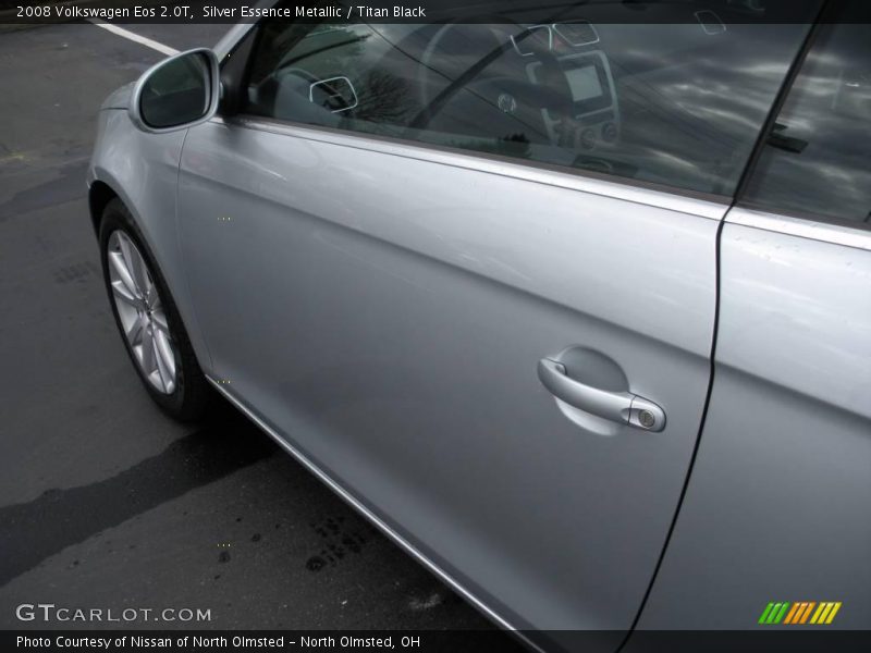 Silver Essence Metallic / Titan Black 2008 Volkswagen Eos 2.0T