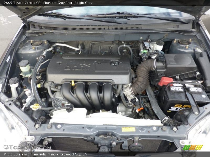 Phantom Gray Pearl / Light Gray 2005 Toyota Corolla CE