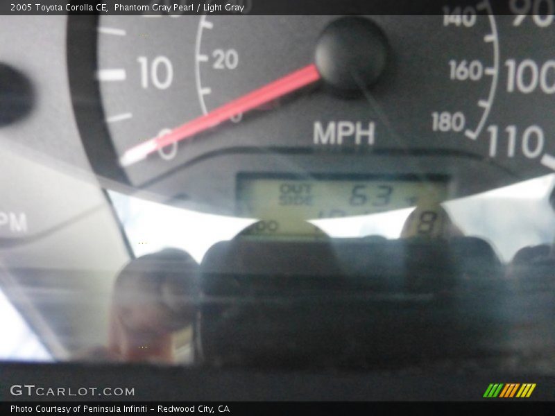 Phantom Gray Pearl / Light Gray 2005 Toyota Corolla CE