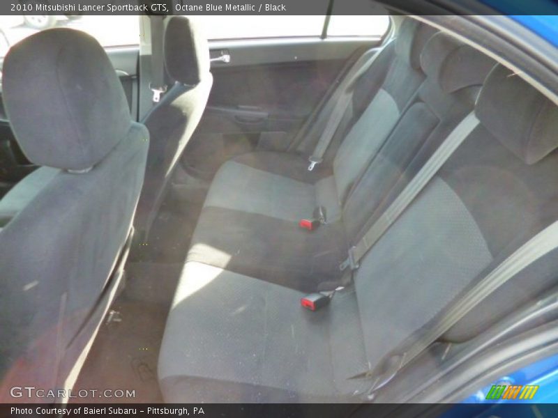 Octane Blue Metallic / Black 2010 Mitsubishi Lancer Sportback GTS