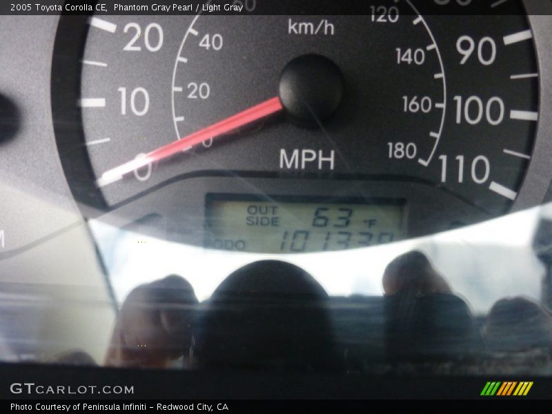 Phantom Gray Pearl / Light Gray 2005 Toyota Corolla CE