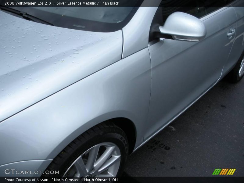 Silver Essence Metallic / Titan Black 2008 Volkswagen Eos 2.0T