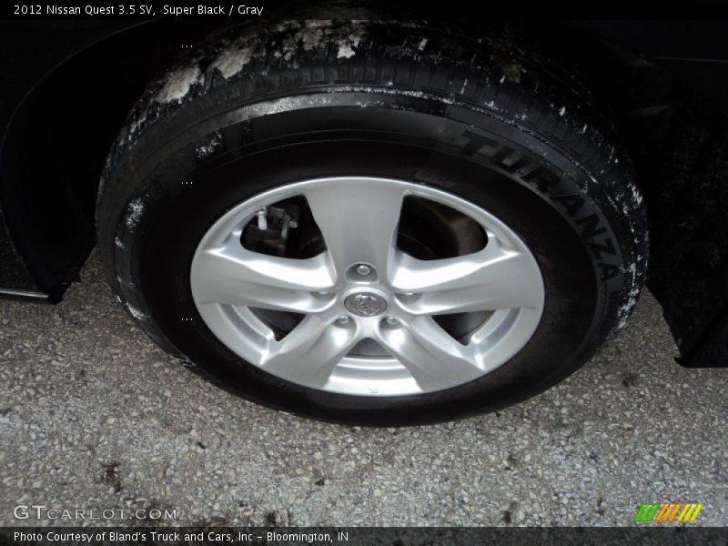 Super Black / Gray 2012 Nissan Quest 3.5 SV