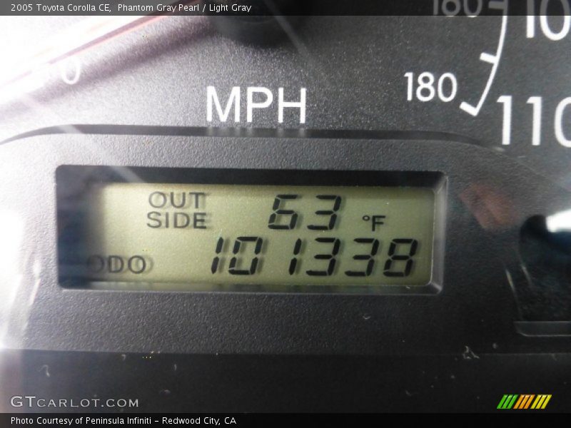 Phantom Gray Pearl / Light Gray 2005 Toyota Corolla CE