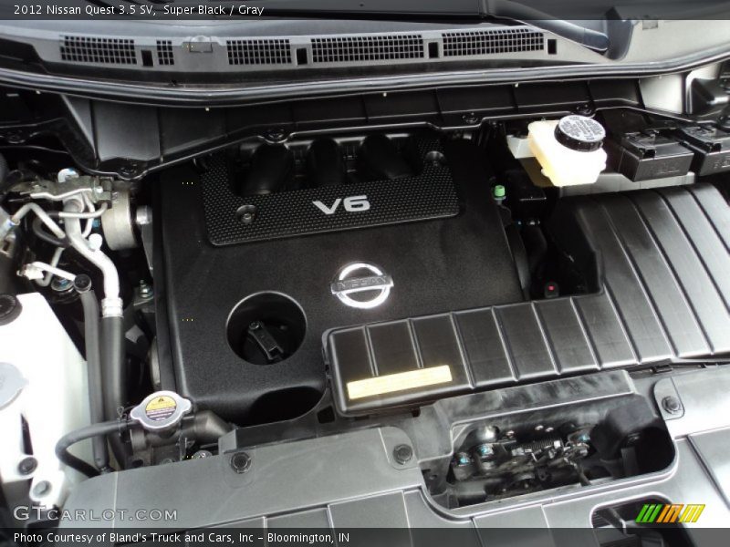 Super Black / Gray 2012 Nissan Quest 3.5 SV