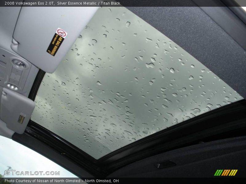 Silver Essence Metallic / Titan Black 2008 Volkswagen Eos 2.0T
