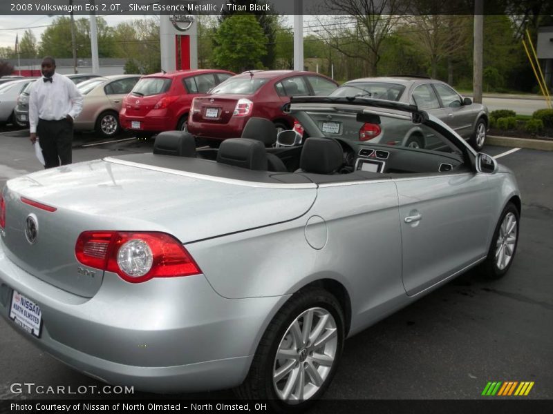 Silver Essence Metallic / Titan Black 2008 Volkswagen Eos 2.0T