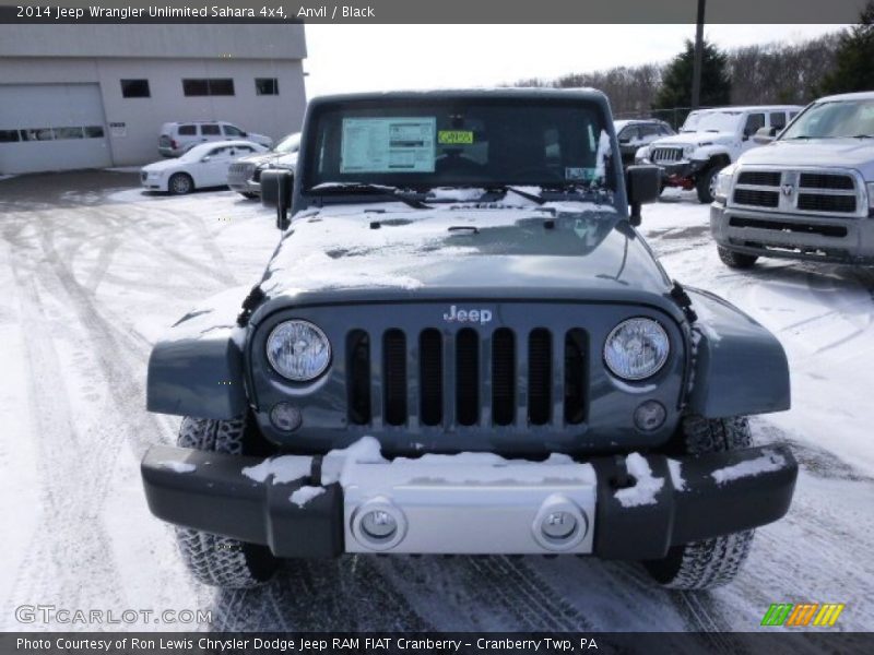 Anvil / Black 2014 Jeep Wrangler Unlimited Sahara 4x4
