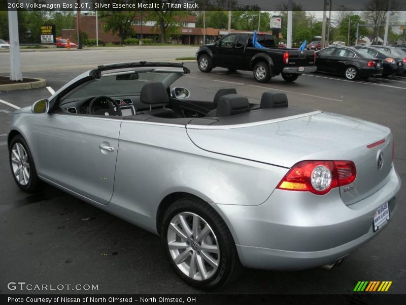 Silver Essence Metallic / Titan Black 2008 Volkswagen Eos 2.0T