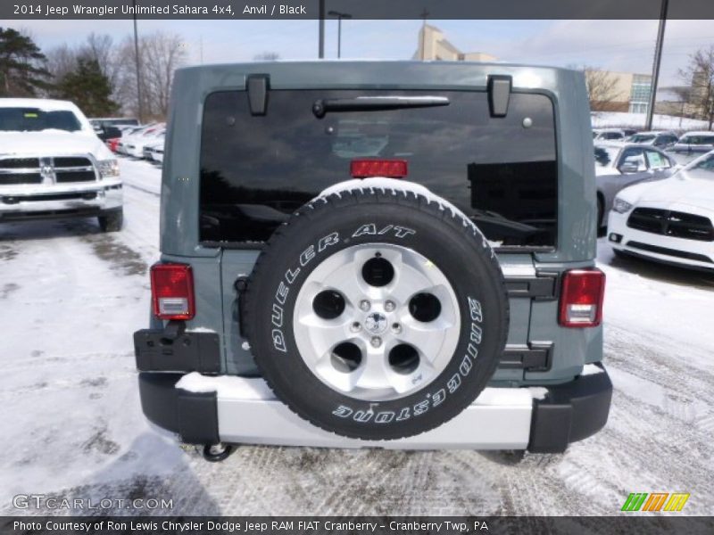 Anvil / Black 2014 Jeep Wrangler Unlimited Sahara 4x4