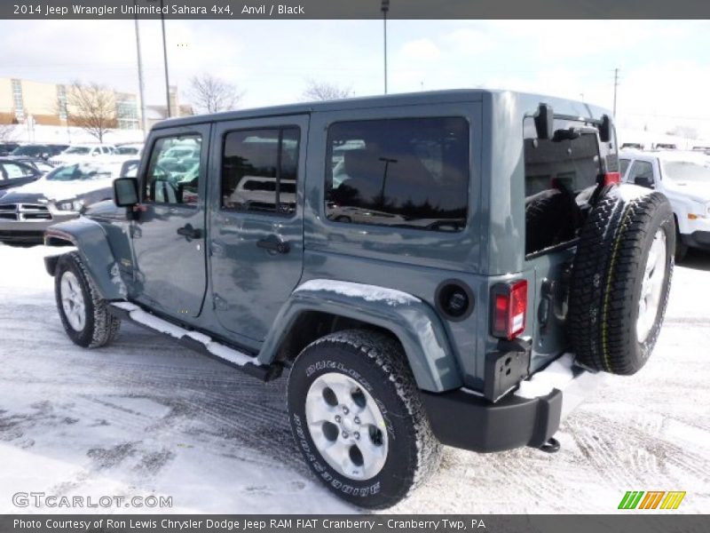 Anvil / Black 2014 Jeep Wrangler Unlimited Sahara 4x4