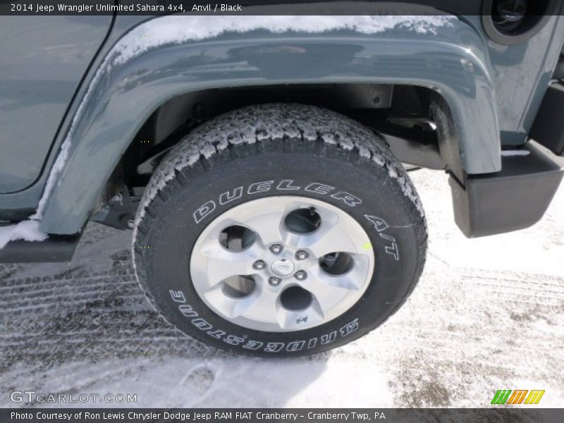 Anvil / Black 2014 Jeep Wrangler Unlimited Sahara 4x4