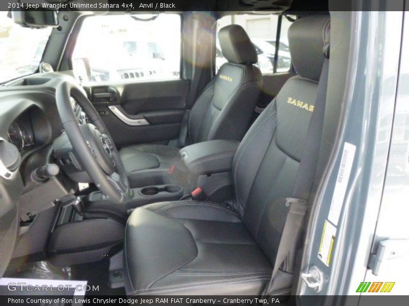 Anvil / Black 2014 Jeep Wrangler Unlimited Sahara 4x4