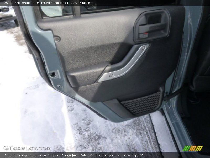 Anvil / Black 2014 Jeep Wrangler Unlimited Sahara 4x4