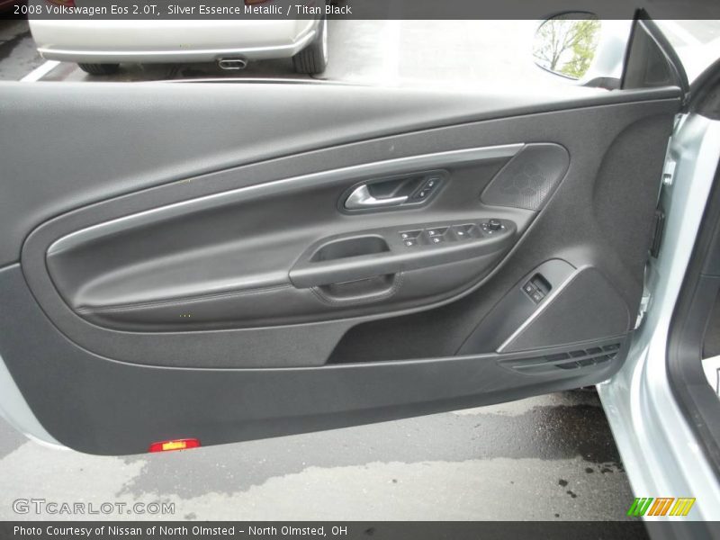Silver Essence Metallic / Titan Black 2008 Volkswagen Eos 2.0T