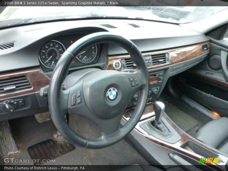 Sparkling Graphite Metallic / Black 2006 BMW 3 Series 325xi Sedan