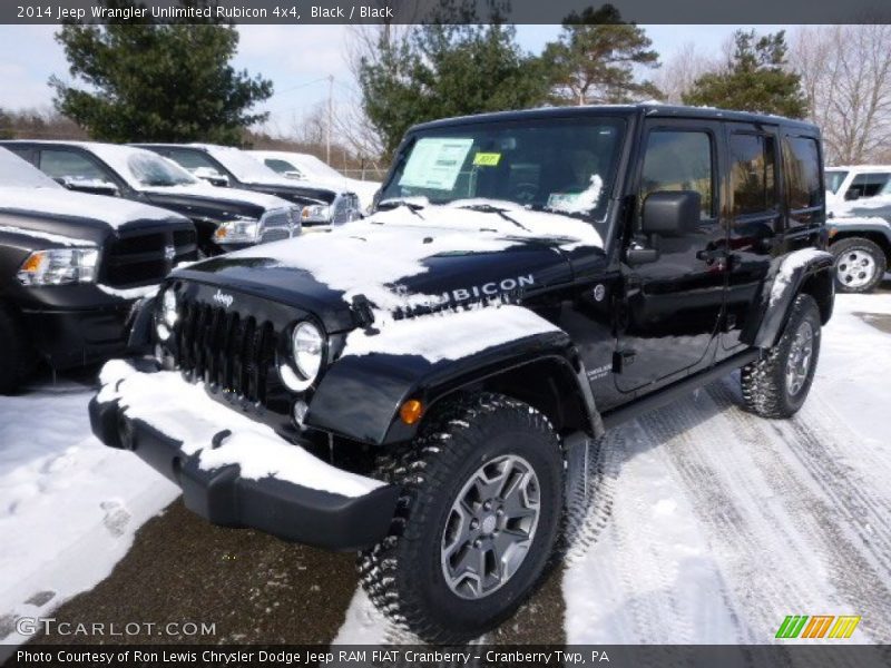 Black / Black 2014 Jeep Wrangler Unlimited Rubicon 4x4