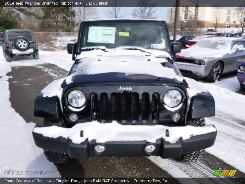 Black / Black 2014 Jeep Wrangler Unlimited Rubicon 4x4