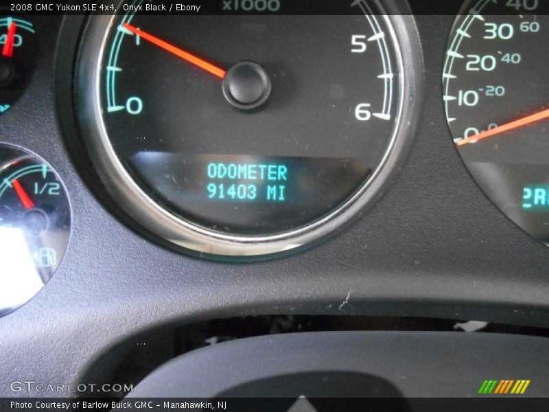 Onyx Black / Ebony 2008 GMC Yukon SLE 4x4