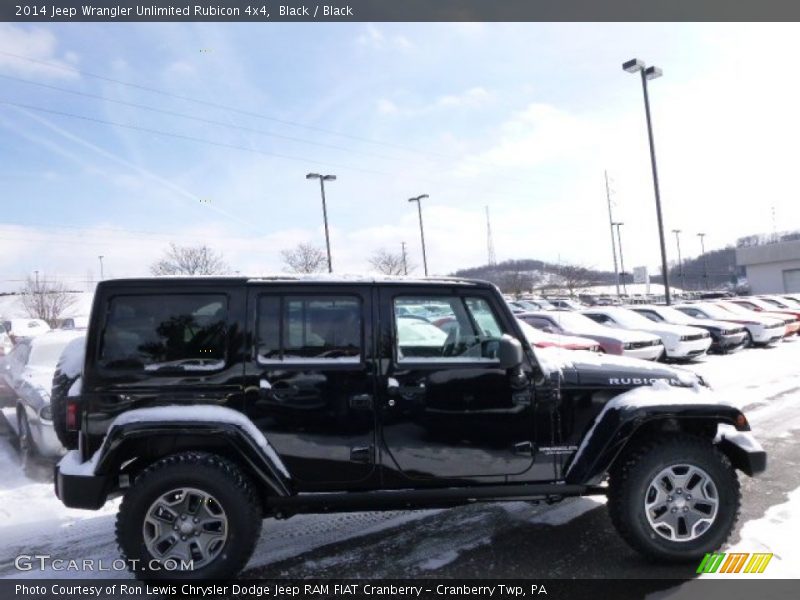 Black / Black 2014 Jeep Wrangler Unlimited Rubicon 4x4