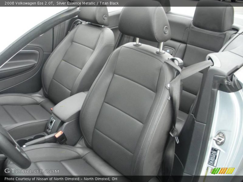 Silver Essence Metallic / Titan Black 2008 Volkswagen Eos 2.0T