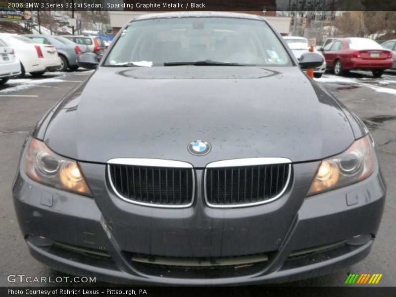 Sparkling Graphite Metallic / Black 2006 BMW 3 Series 325xi Sedan