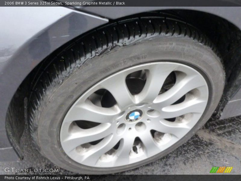 Sparkling Graphite Metallic / Black 2006 BMW 3 Series 325xi Sedan
