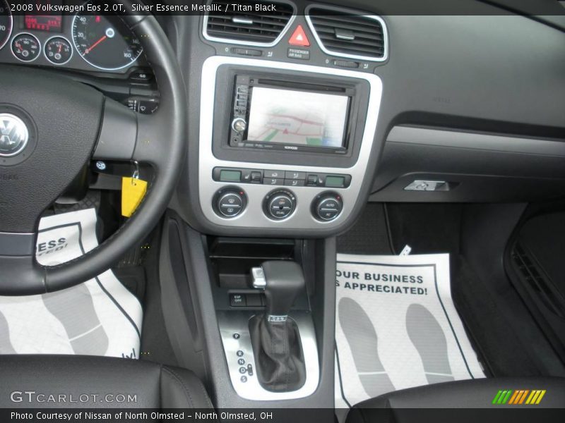 Silver Essence Metallic / Titan Black 2008 Volkswagen Eos 2.0T