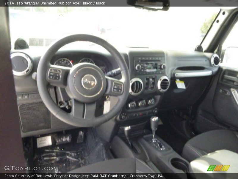 Black / Black 2014 Jeep Wrangler Unlimited Rubicon 4x4