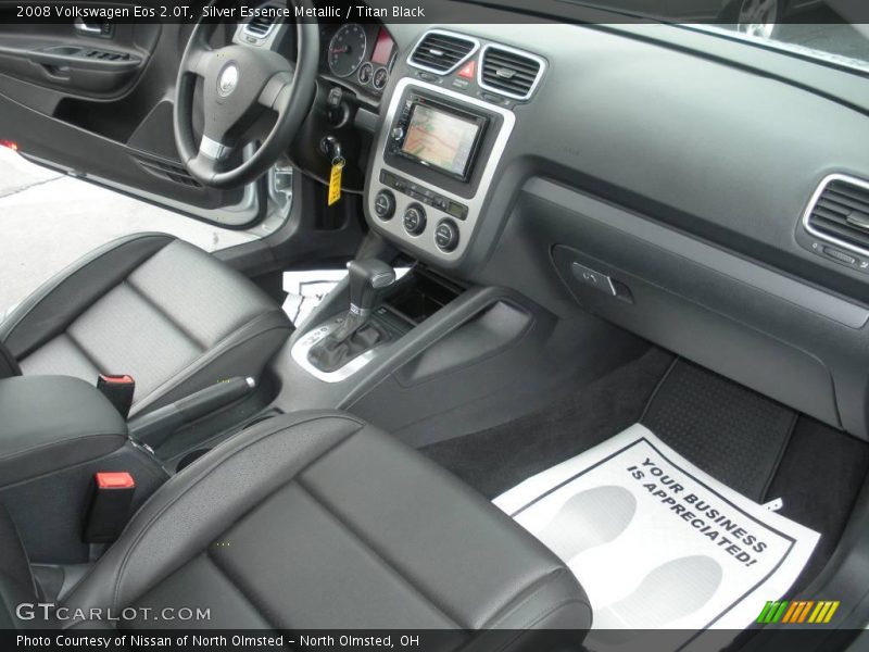 Silver Essence Metallic / Titan Black 2008 Volkswagen Eos 2.0T