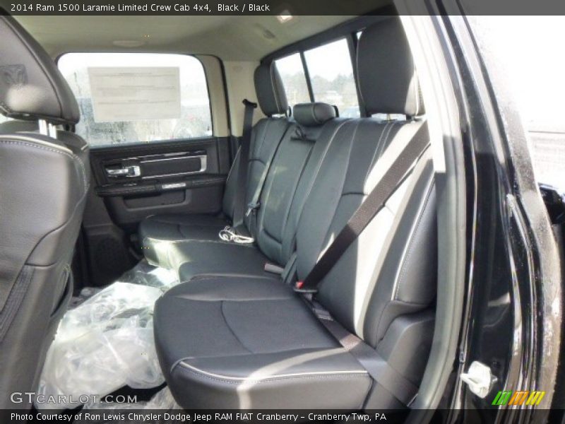 Rear Seat of 2014 1500 Laramie Limited Crew Cab 4x4
