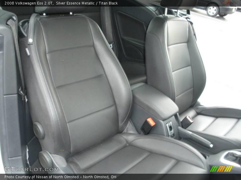 Silver Essence Metallic / Titan Black 2008 Volkswagen Eos 2.0T