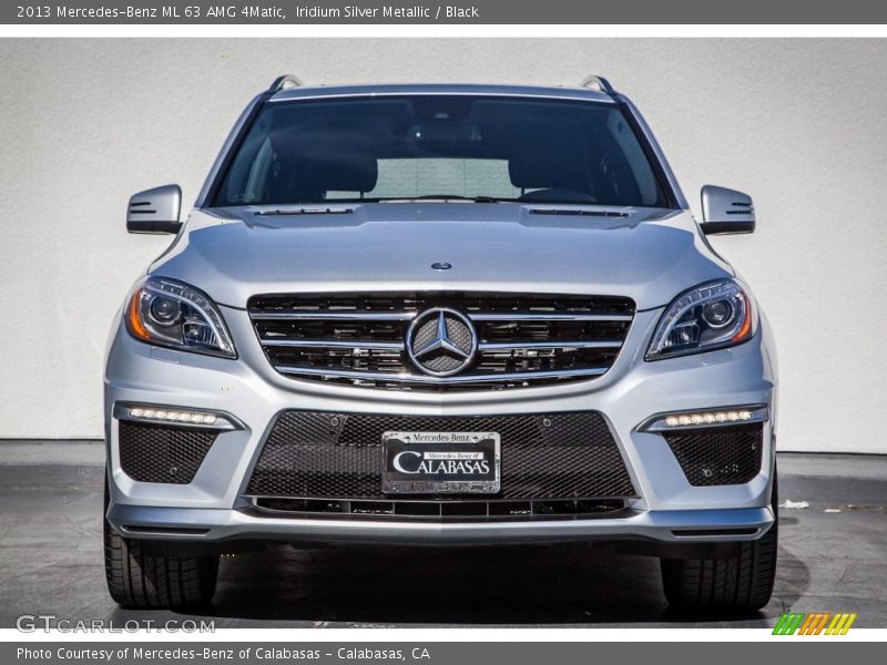 Iridium Silver Metallic / Black 2013 Mercedes-Benz ML 63 AMG 4Matic