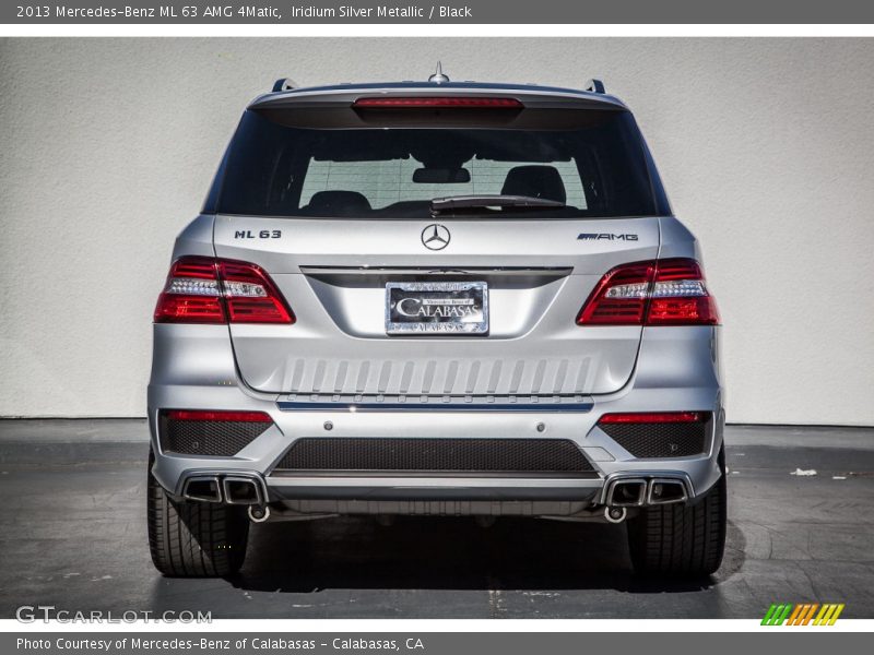 Iridium Silver Metallic / Black 2013 Mercedes-Benz ML 63 AMG 4Matic