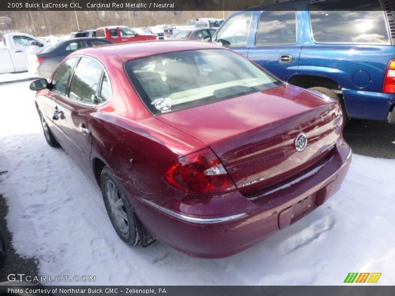 Cardinal Red Metallic / Neutral 2005 Buick LaCrosse CXL