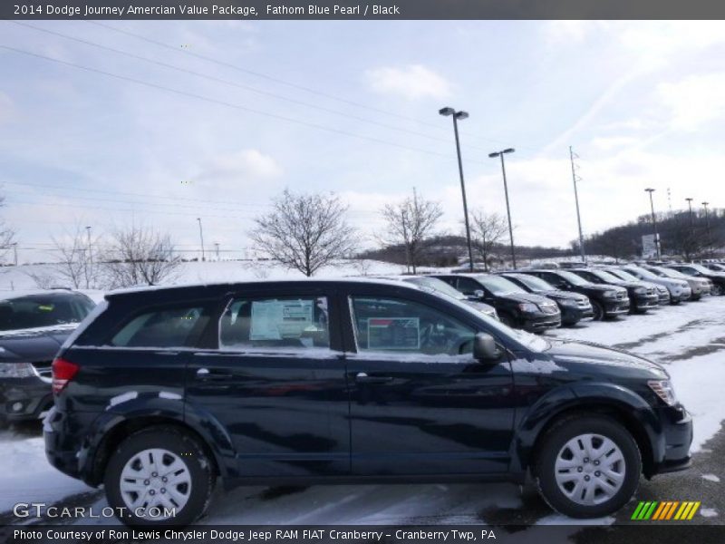 Fathom Blue Pearl / Black 2014 Dodge Journey Amercian Value Package