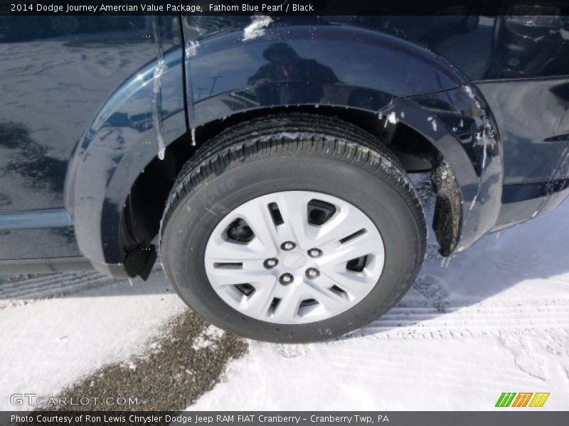 Fathom Blue Pearl / Black 2014 Dodge Journey Amercian Value Package