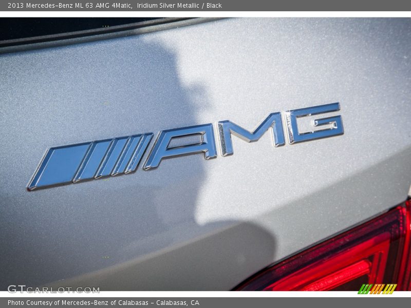 Iridium Silver Metallic / Black 2013 Mercedes-Benz ML 63 AMG 4Matic