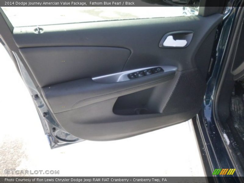Fathom Blue Pearl / Black 2014 Dodge Journey Amercian Value Package