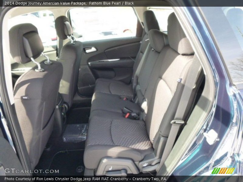 Fathom Blue Pearl / Black 2014 Dodge Journey Amercian Value Package
