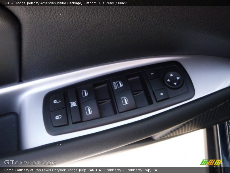 Fathom Blue Pearl / Black 2014 Dodge Journey Amercian Value Package